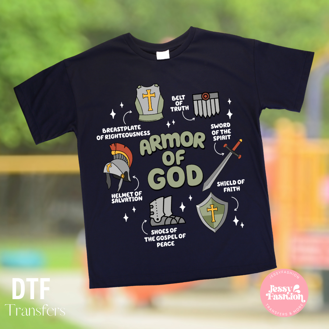 Armor of God kids DTF Shirt Transfer