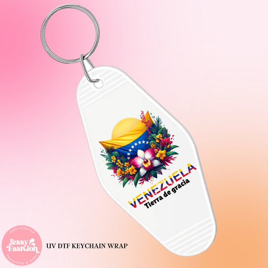 Venezuela tierra de gracia Keychain Decal