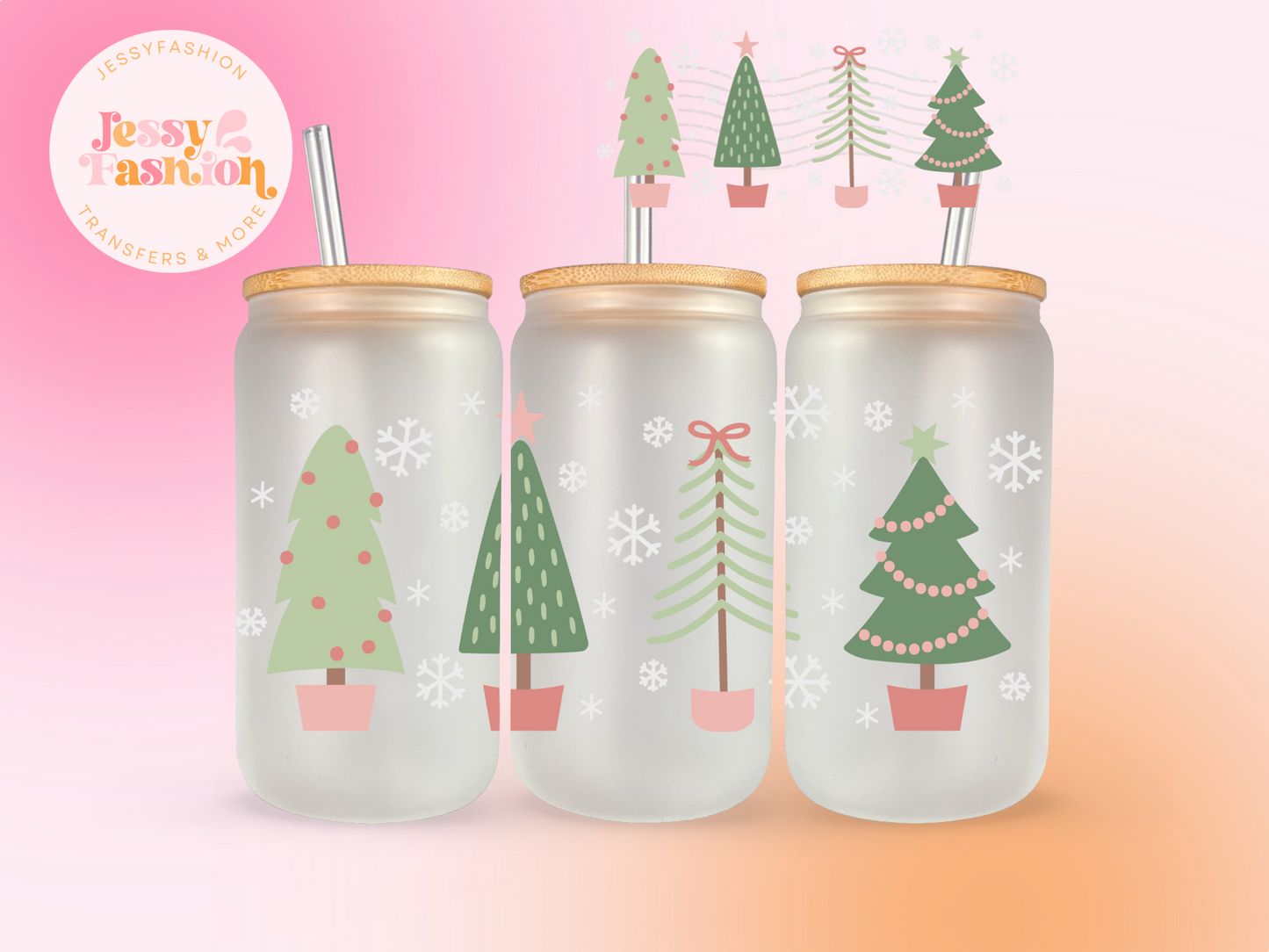 Pink christmas tree Bundle