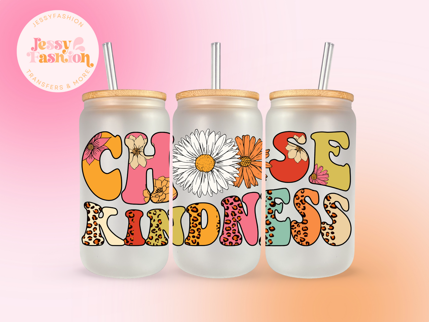 Choose Kindness UV DTF CUP WRAP