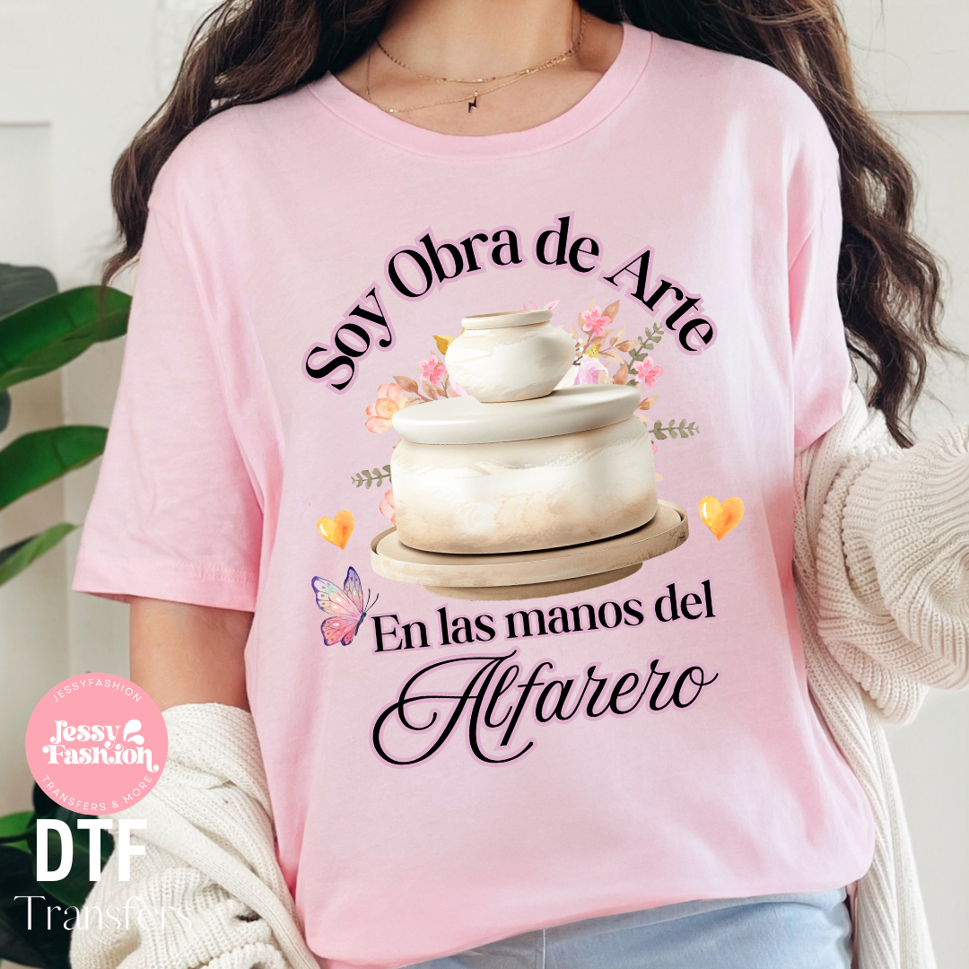 Soy obra de arte DTF Shirt Transfer