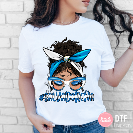 Salvadoreña DTF Shirt Transfer