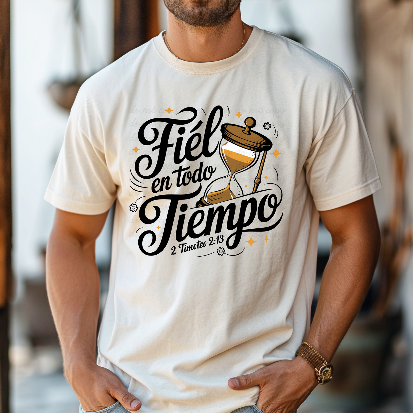 Fiel en todo tiempo DTF Shirt Transfer