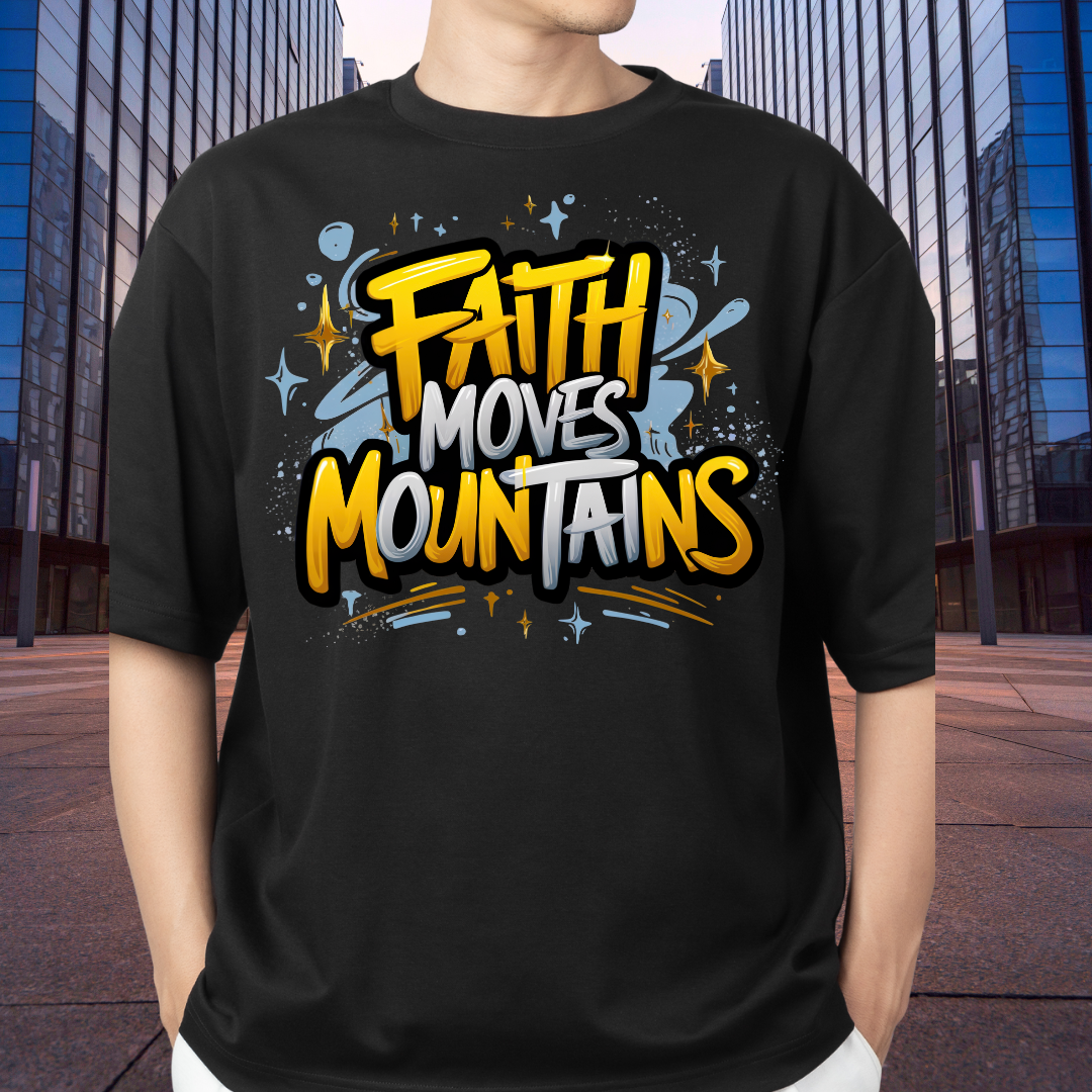 Faith Moves Mountains DTF Shirt Transfer