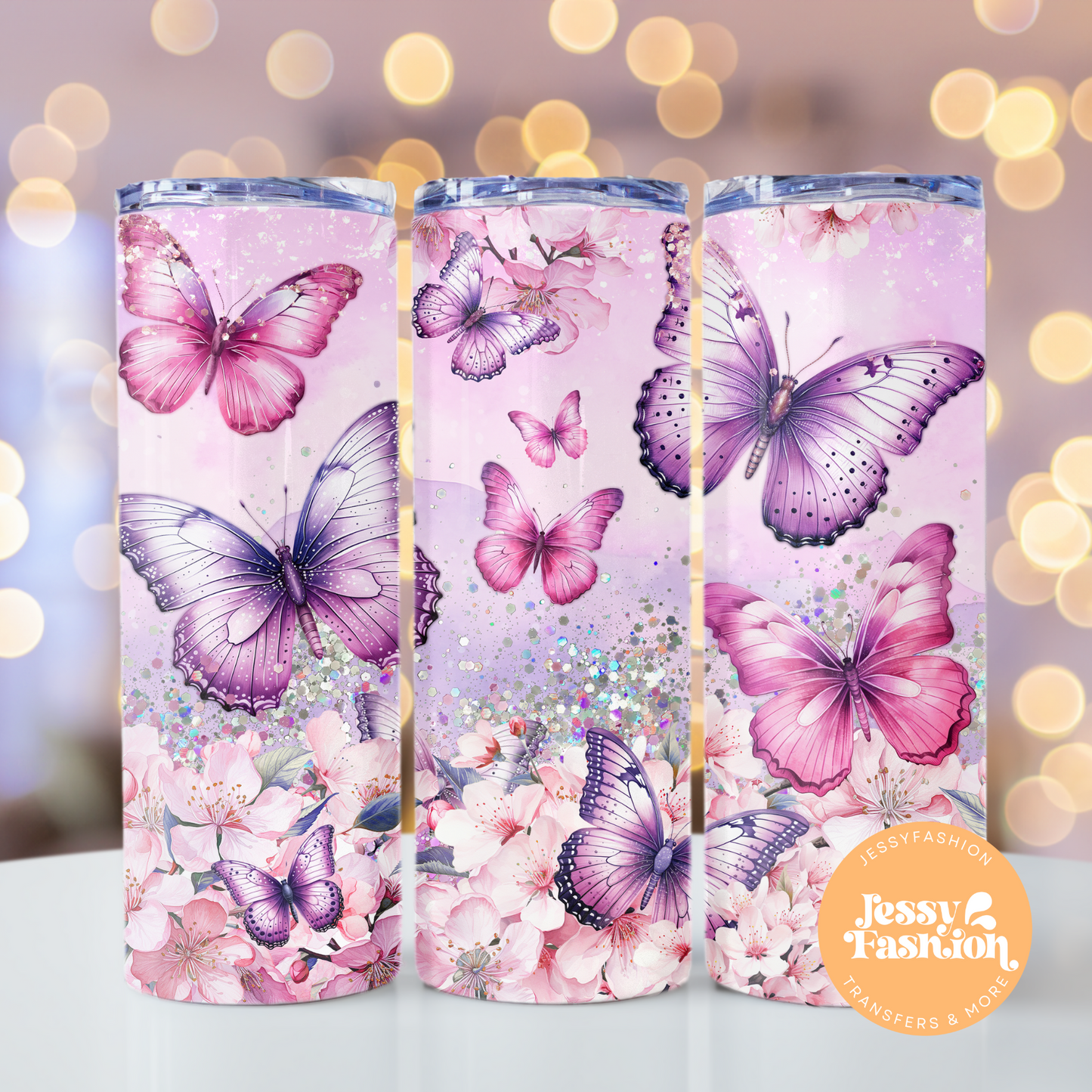 Spring Butterflies Tumbler