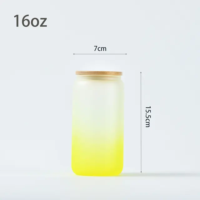 Gradient glass can 16oz