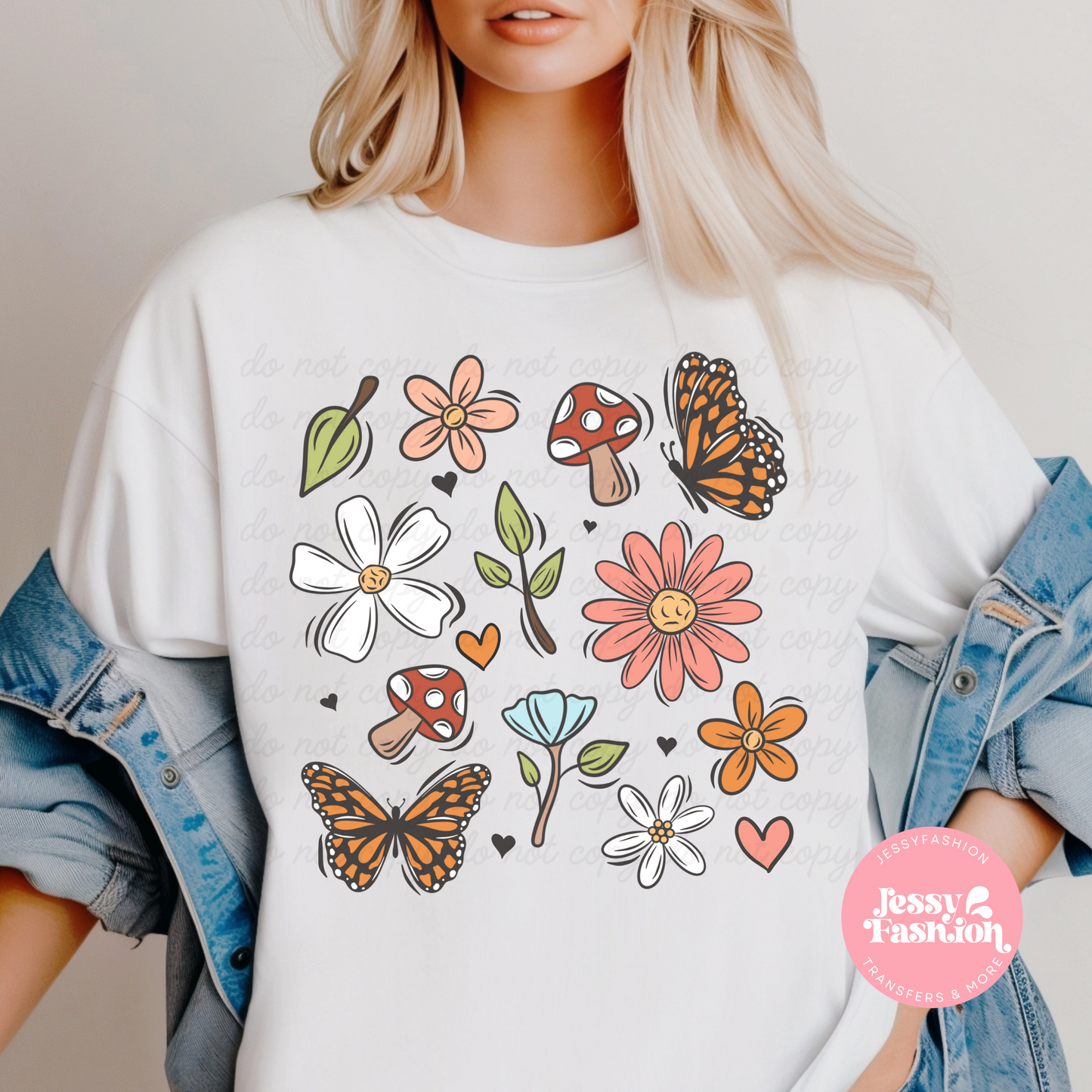 Spring Flowers DTF Shirt Transfer