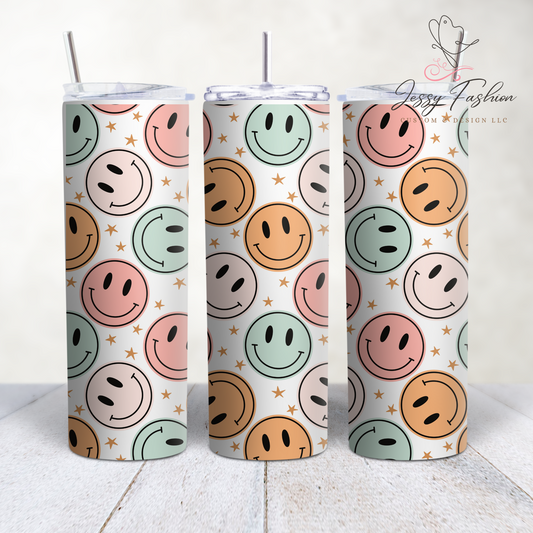 Happy Faces tumbler