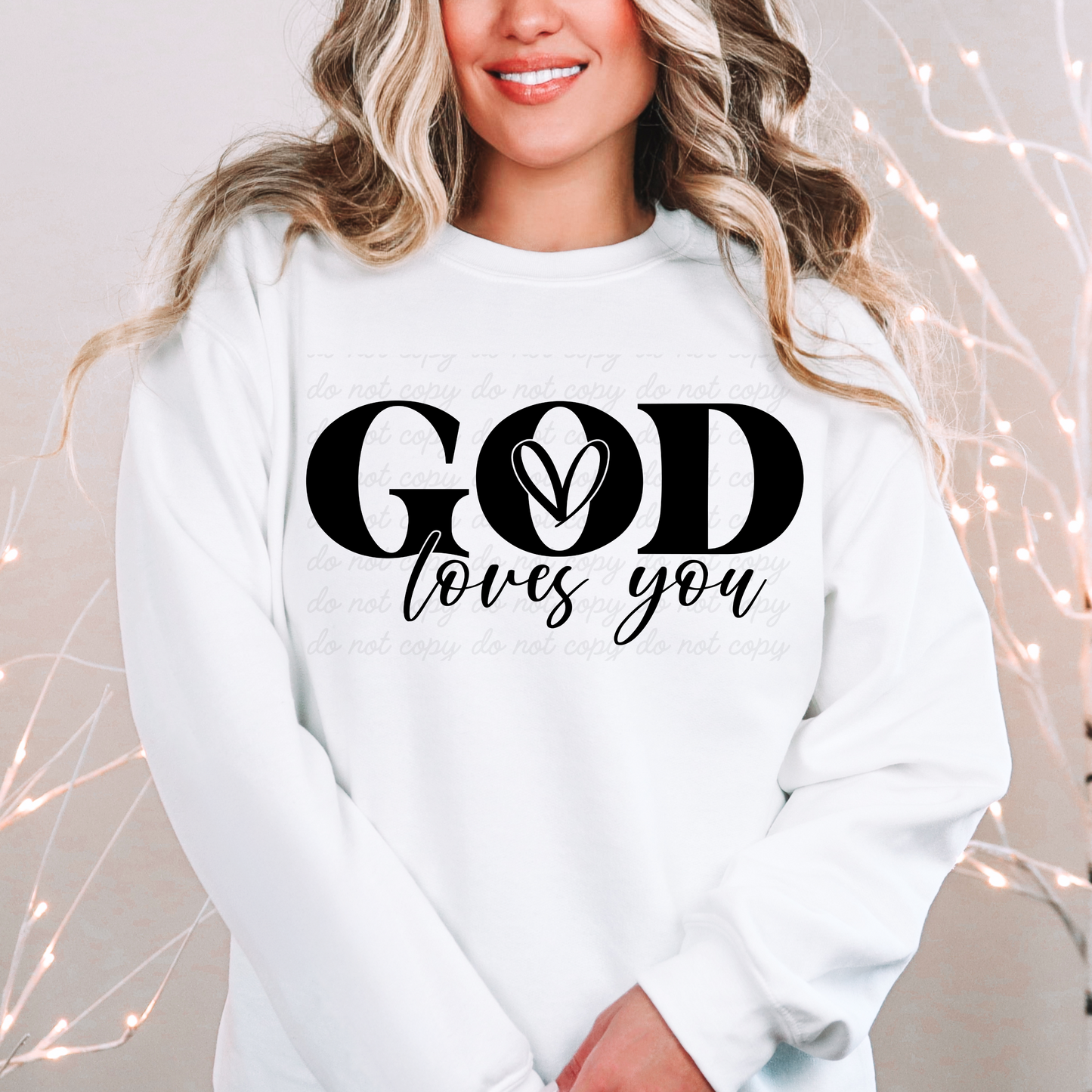 God loves you Screenprint