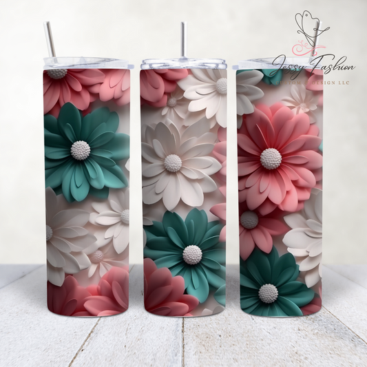 Flowers 3D sublimation transfer