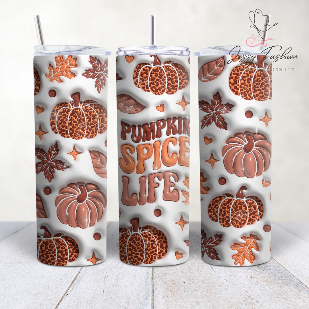 Pumpkin Spice Life sublimation transfer