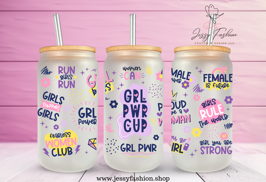 Girl Power Cup UP UV DTF