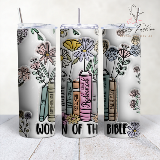 Women of the Bible inflated Tumbler