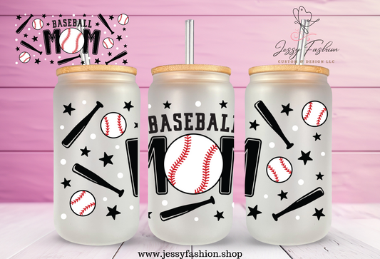 Baseball Mom UV DTF WRAP