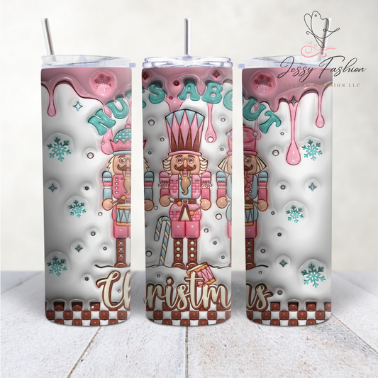 Nutcracker pink Christmas sublimation transfer