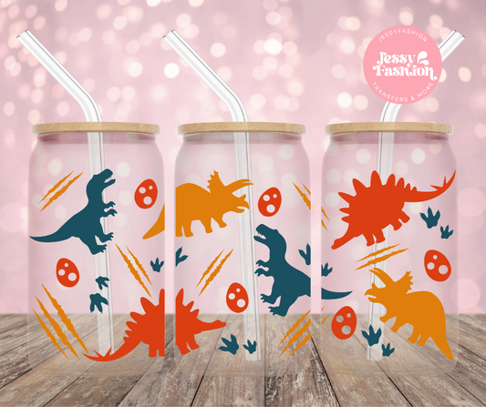 Dinosaurs UV DTF CUP WRAP