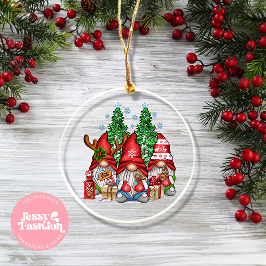 Gnomes Ornament Decal