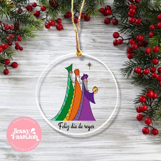 Los Reyes Magos Ornament Decal