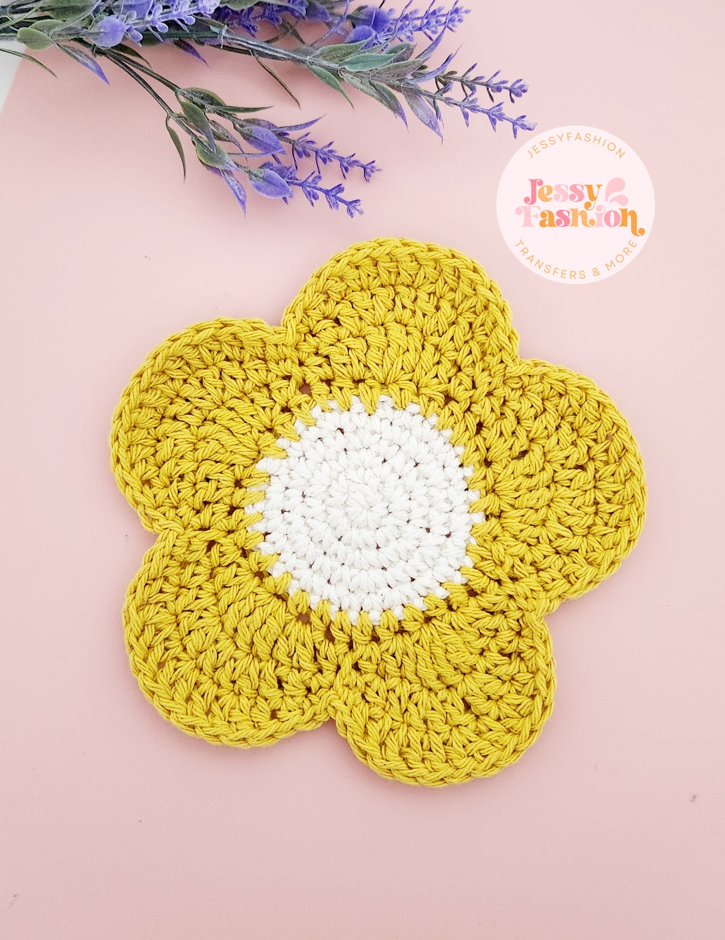 Crochet Flower Coaster