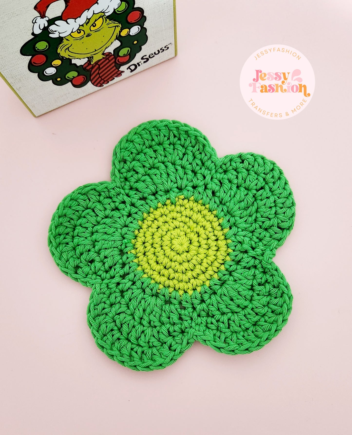 Crochet Flower Coaster