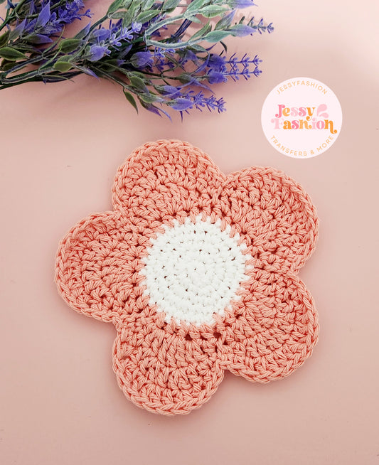 Crochet Flower Coaster