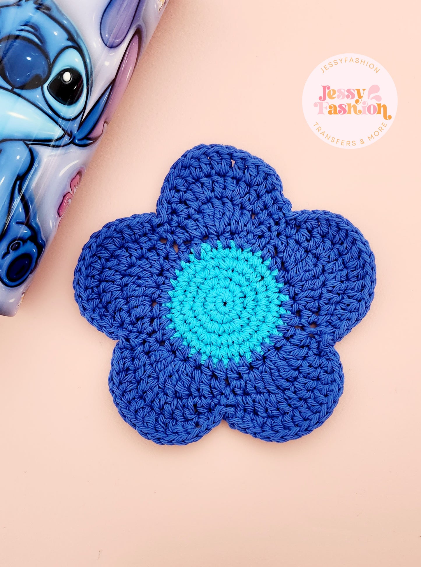 Crochet Flower Coaster