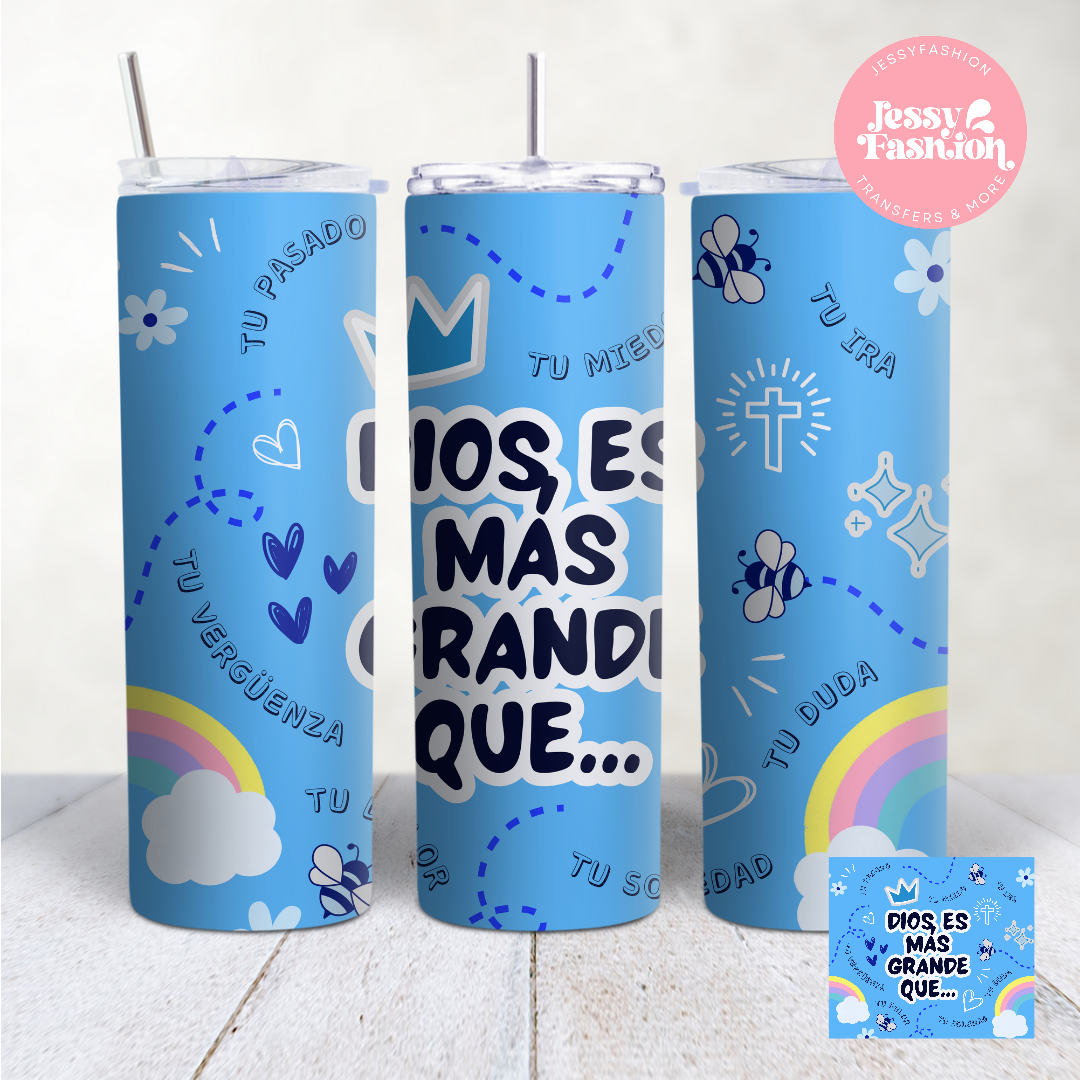 Dios es más grande que...Sublimation transfer