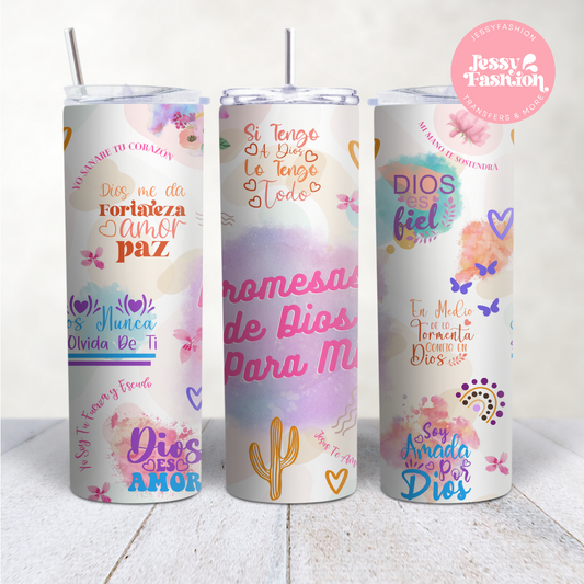 Promesas de Dios para mi Sublimation transfer