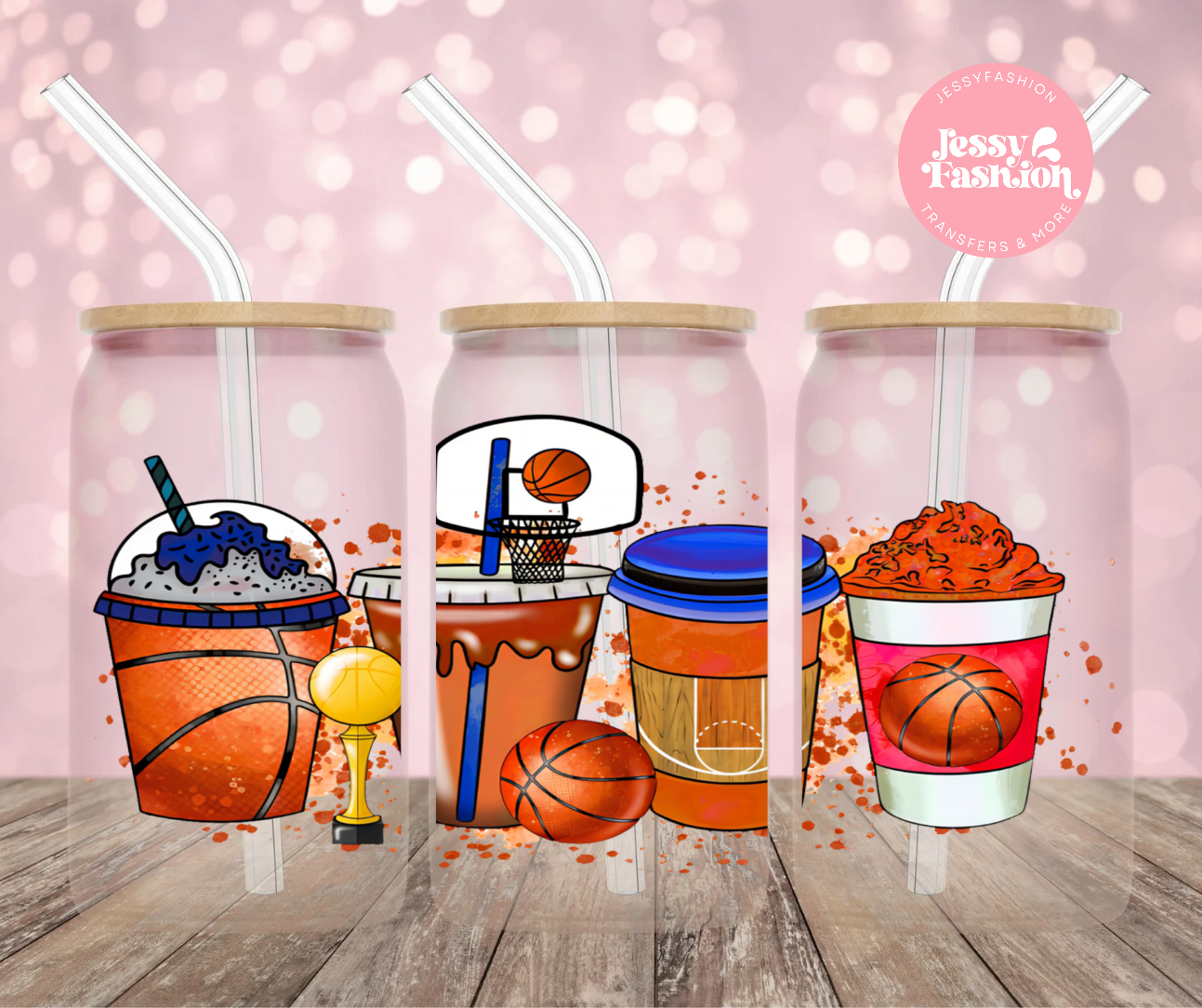 Basketball Cups UV DTF CUP WRAP