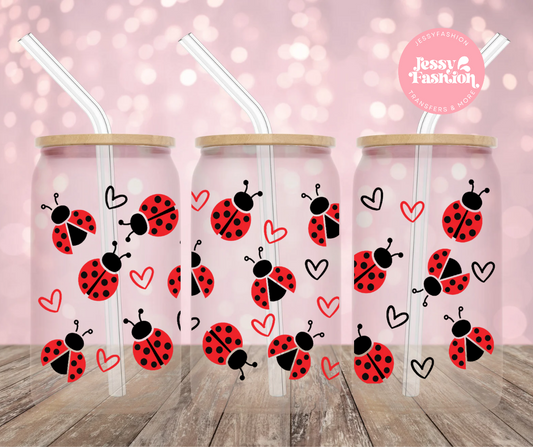 Ladybugs UV DTF CUP WRAP