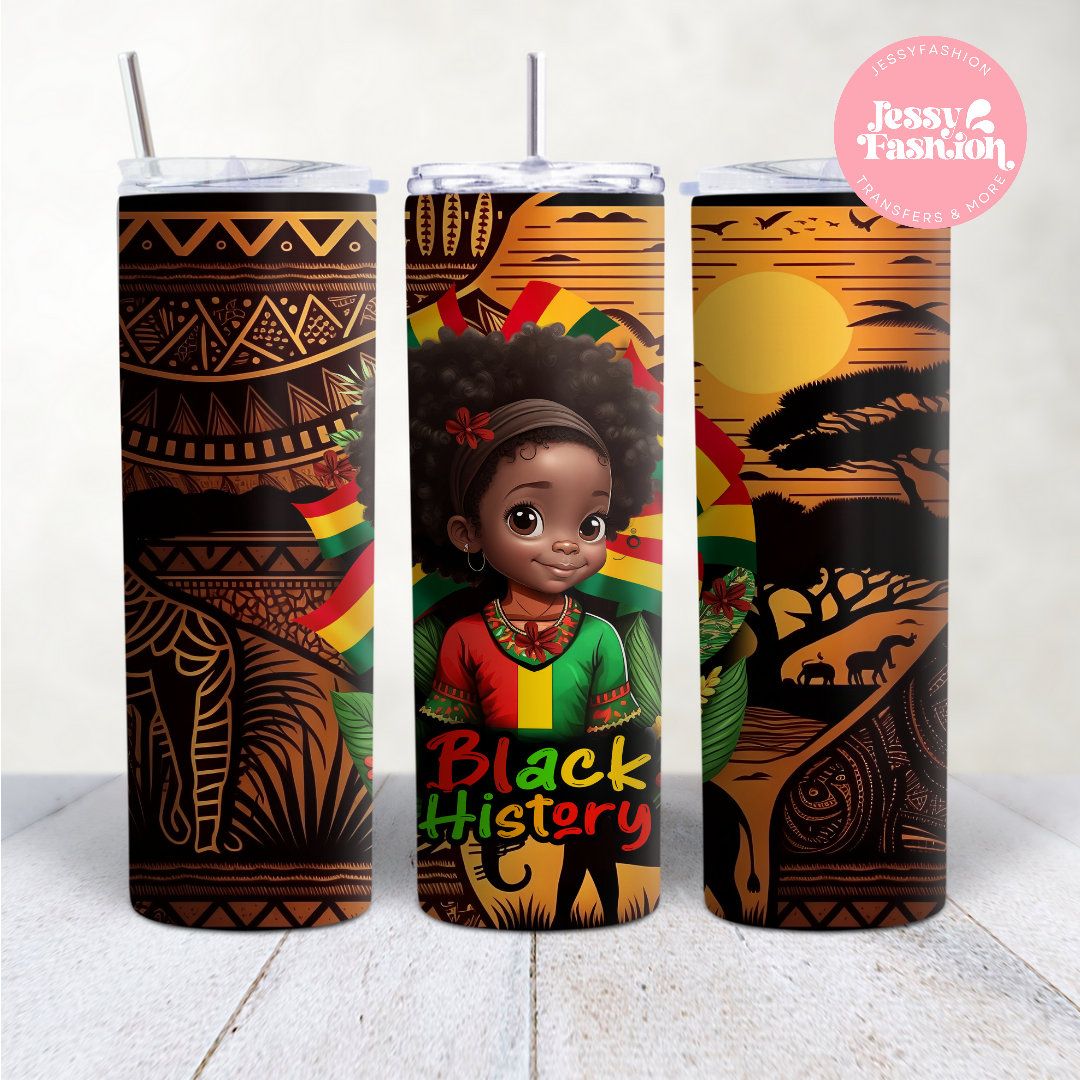 Black history kids Sublimation transfer