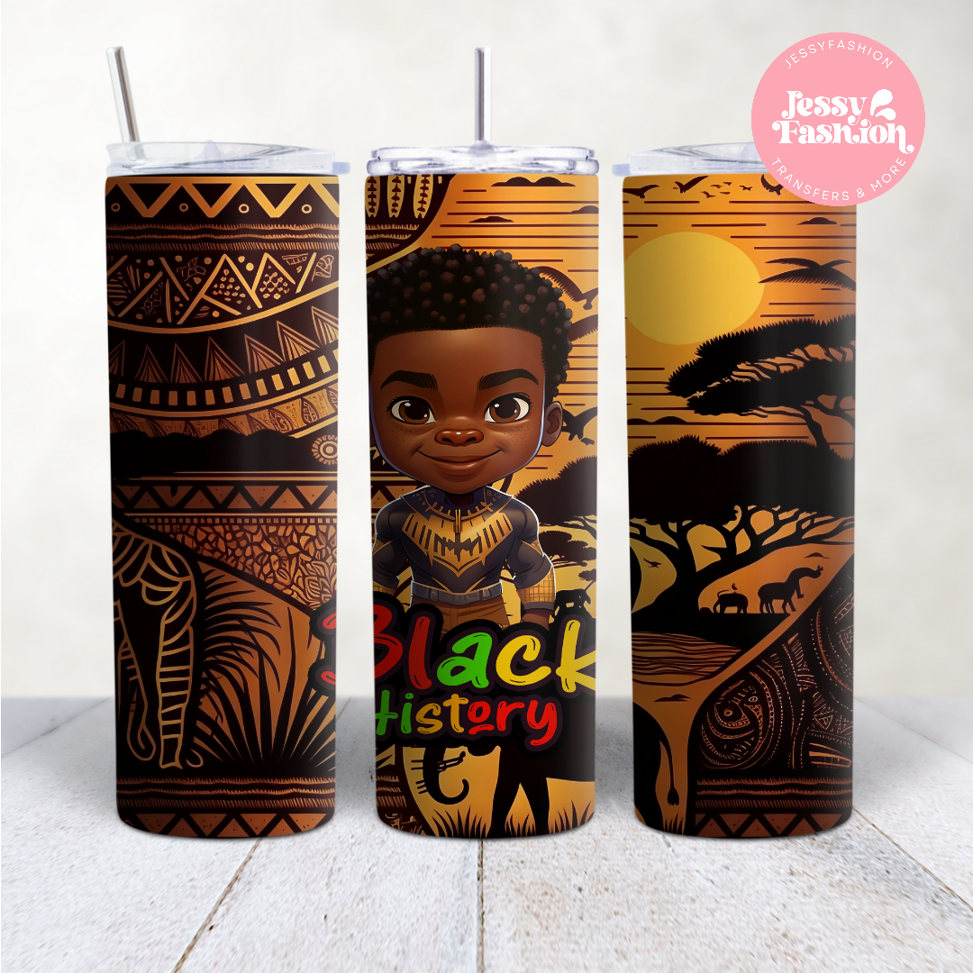 Black history kids Sublimation transfer