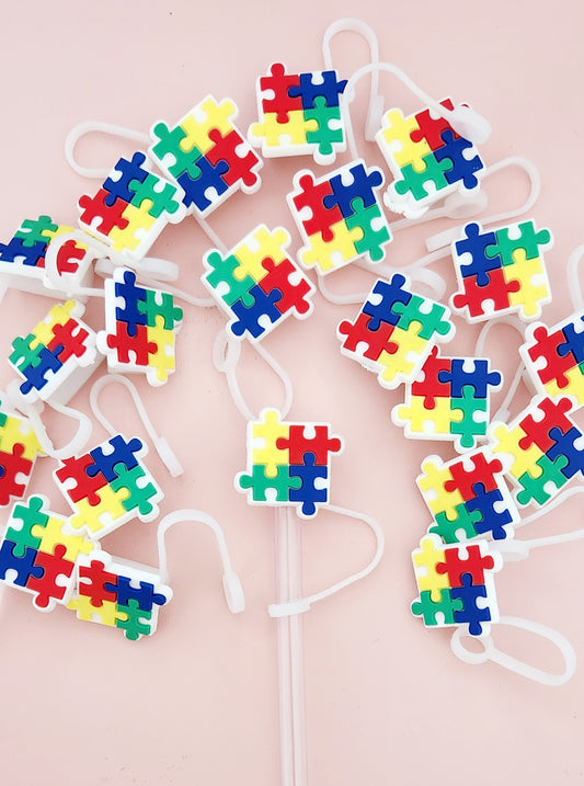 Autism Straw Cover