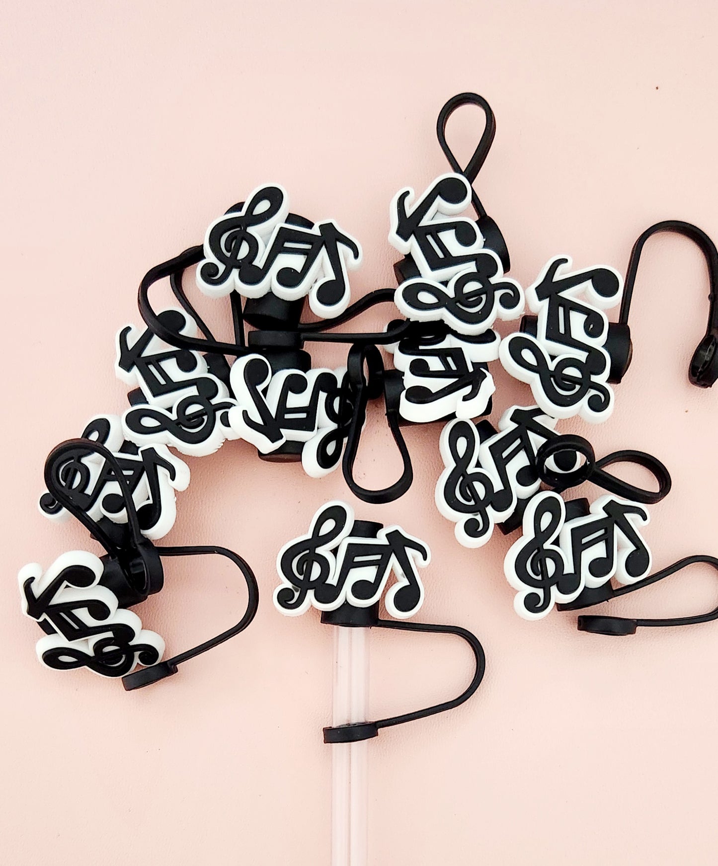 Music Notes Straw Cover