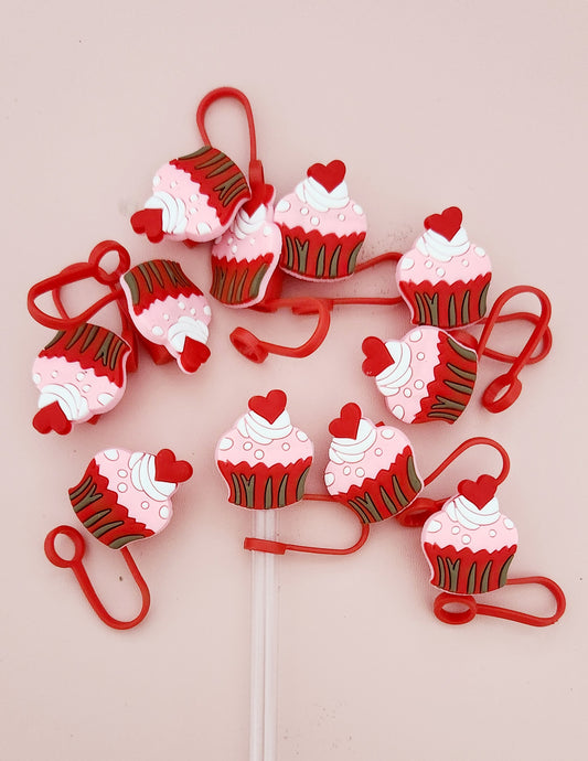 I love Cupcakes Straw Cover