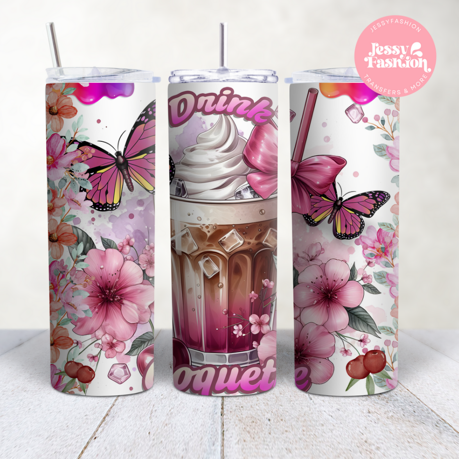 Shake Drink Coquette Sublimation transfer