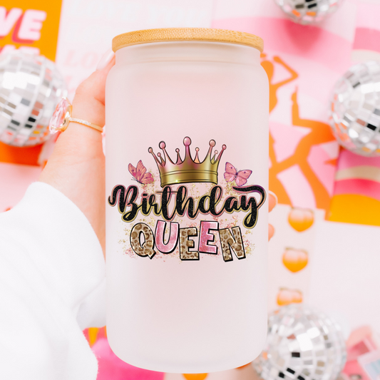 Birthday Queen UV DTF Decal