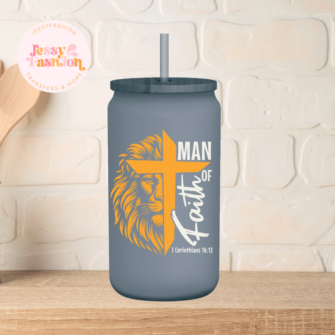 Man of Faith UV DTF Decal