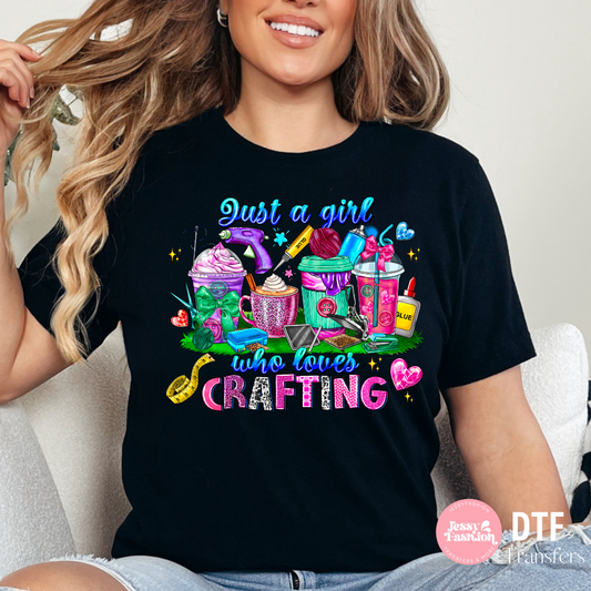 Just a girl who loves crafting DTF Shirt Transfer