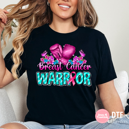 Breast Cancer Warrior DTF Shirt Transfer