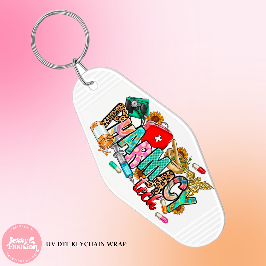 Pharmacy Keychain Decal