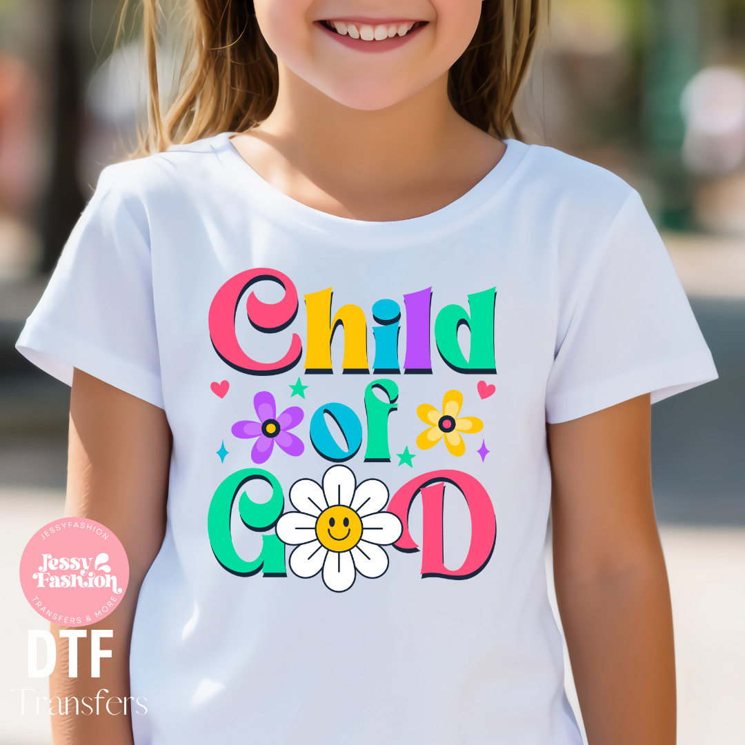 Child of God kids DTF Shirt Transfer