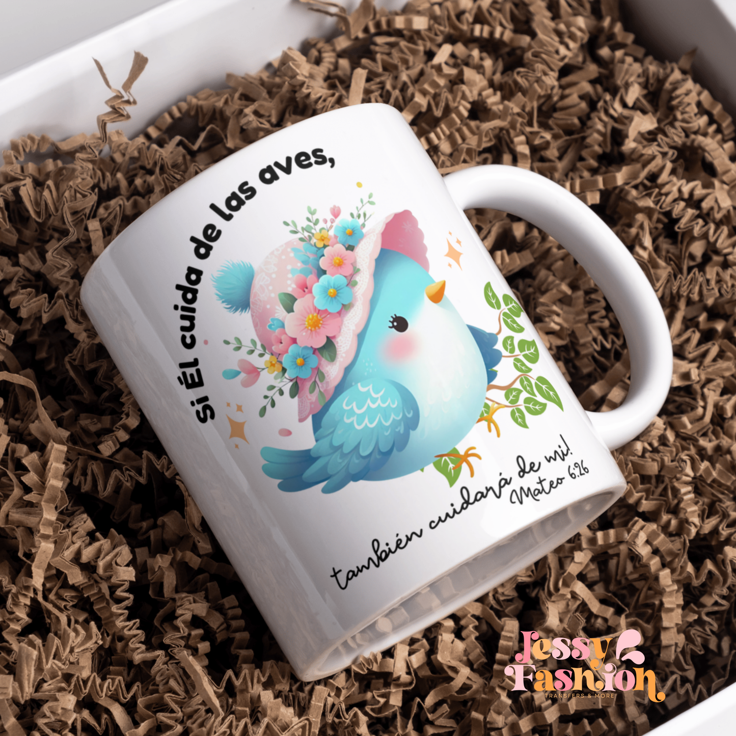 Si el cuida de las aves... mug 11oz Sublimation transfer