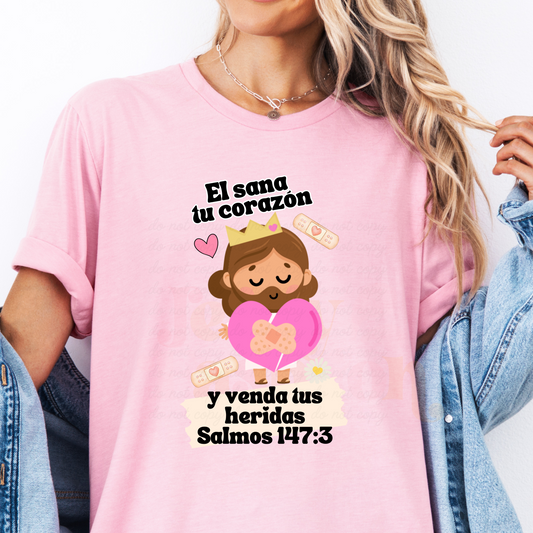 El sana tu corazón... Dtf Shirt Transfer