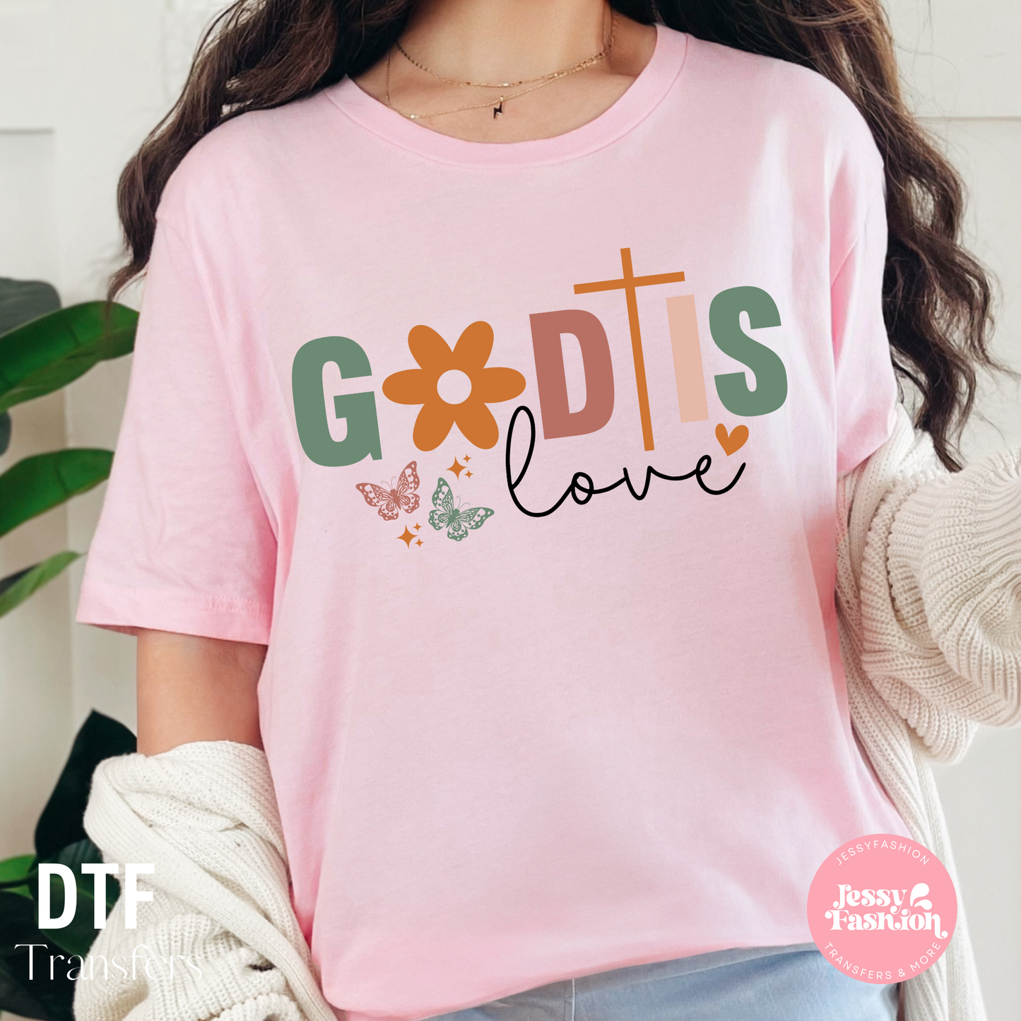 God is Love DTF shirt transfer