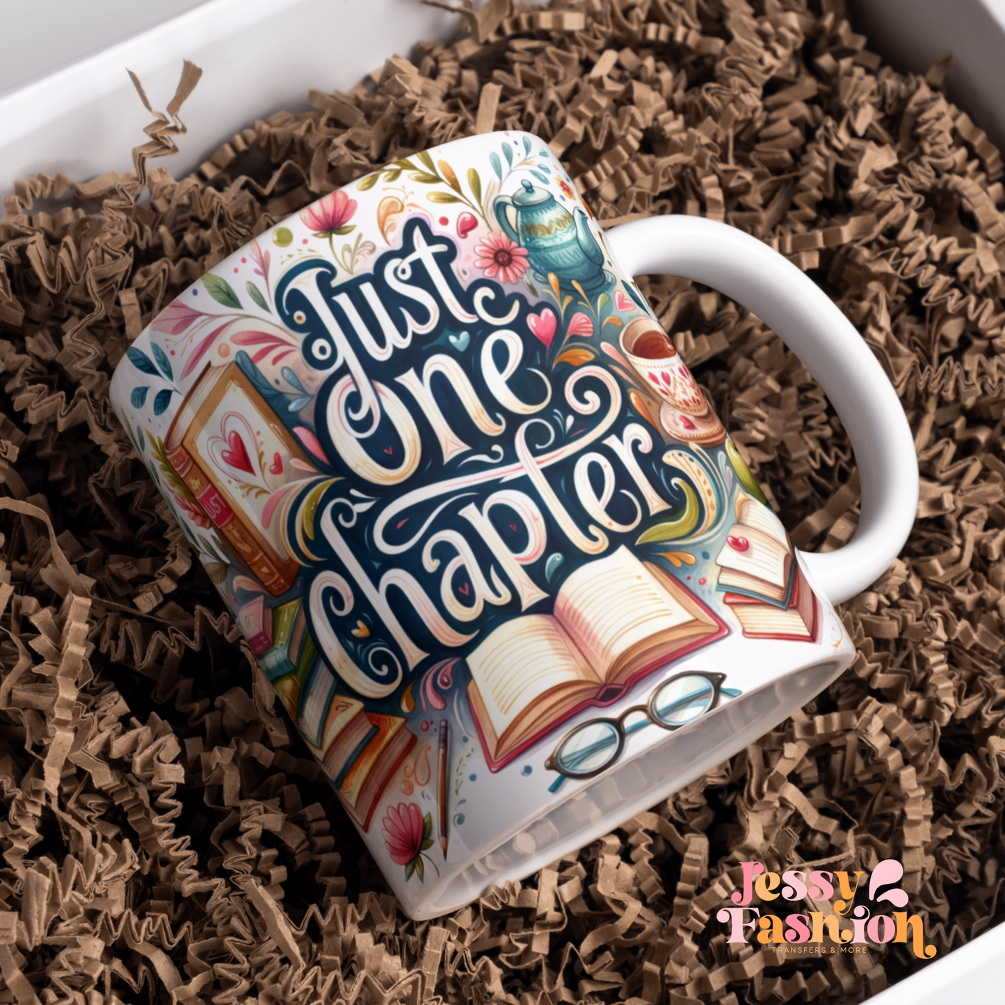 Just one more chapter mug 11oz Sublimation transfer