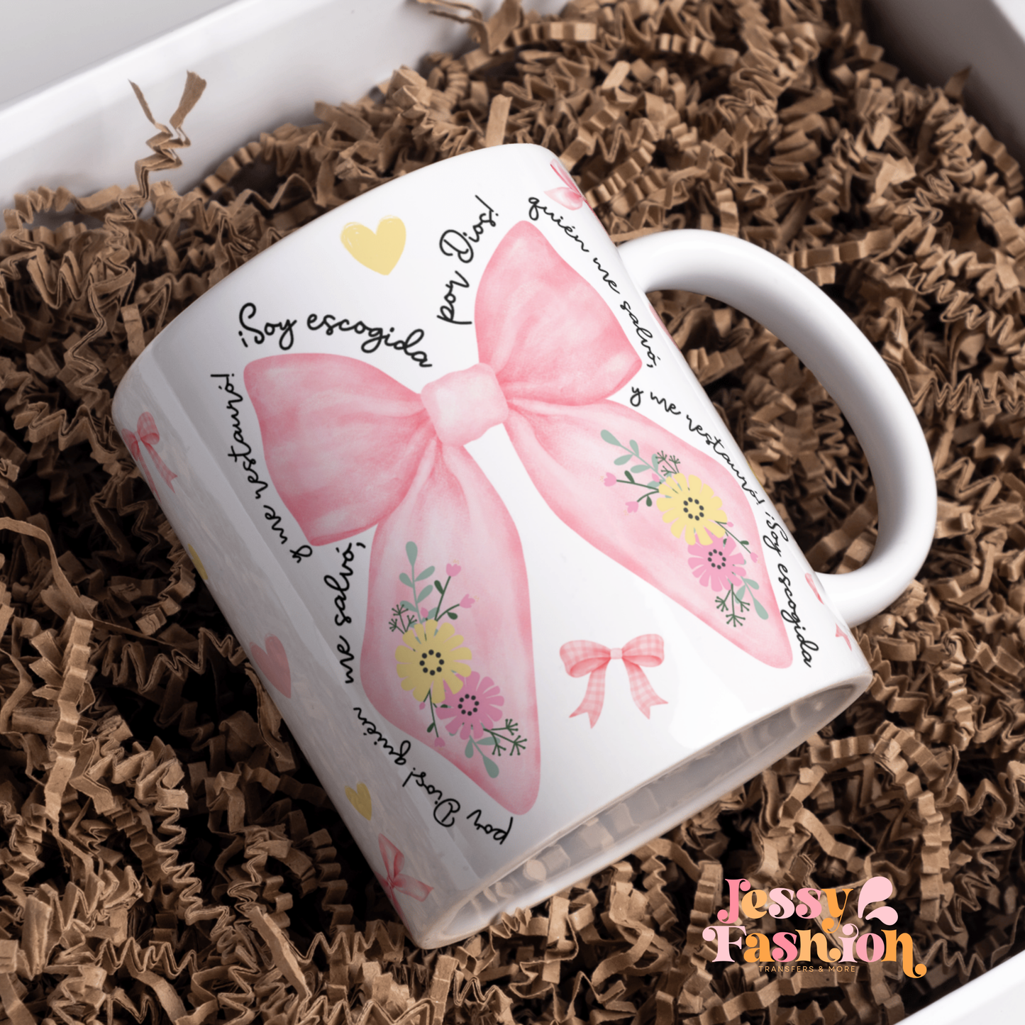 Soy escogida por Dios mug 11oz Sublimation transfer