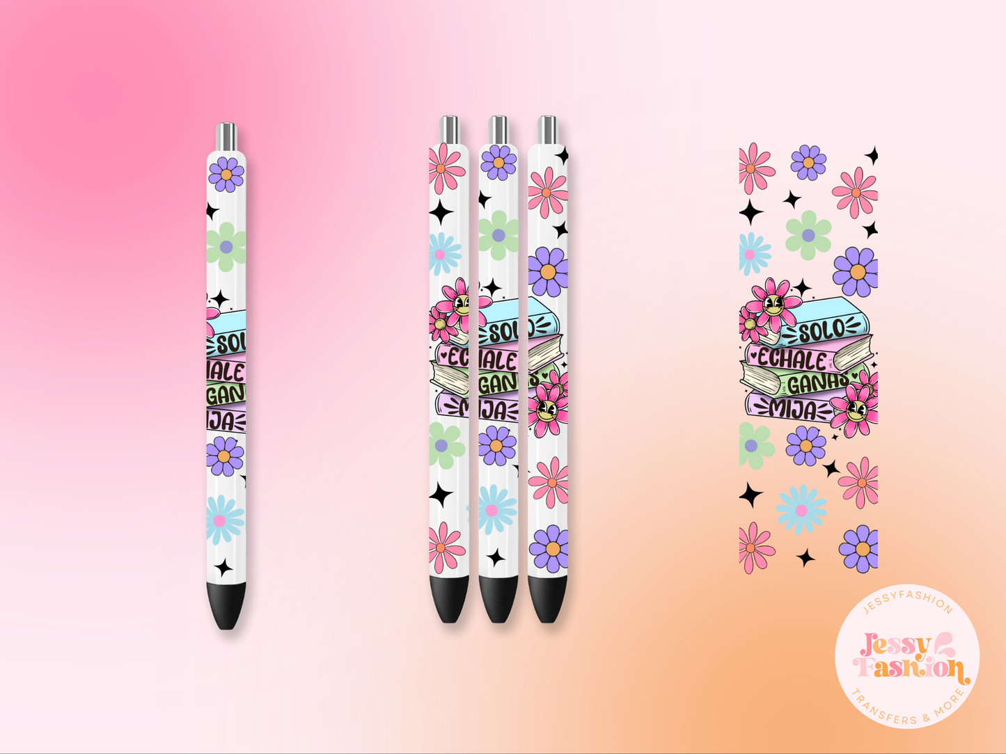 Solo echale ganas mija PEN WRAP UV DECAL