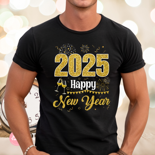 2025 Happy New year DTF Shirt Transfer