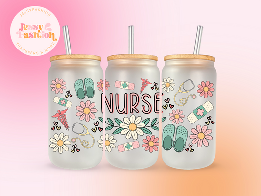 Nurse pretty UV DTF CUP WRAP